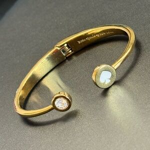 Kate Spade Spot the Spade Hinged bracelet - gold tone metal